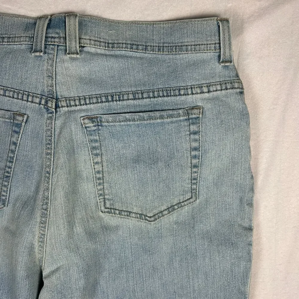 Gloria Vanderbilt Classic High Rise Tapered Jeans - Light Wash - Size 12 - Picture 12 of 13